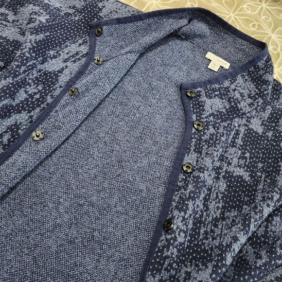 J.Jill Intarsia Pure Jill Jacquard Cardigan - Picture 5 of 14